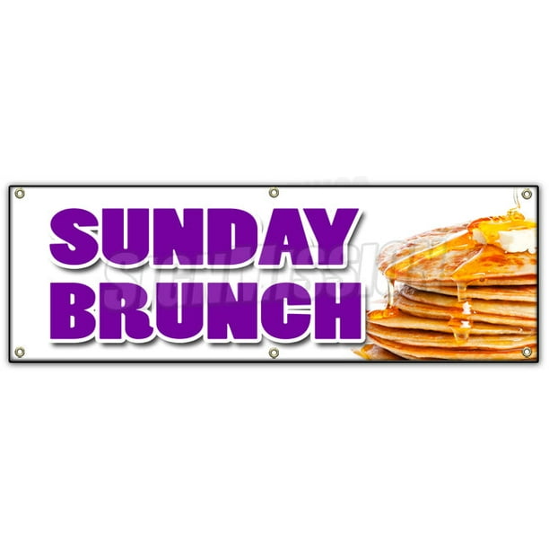 Hot Breakfast 2x5 Banner Sign Hot Breakfast 2x5 Banner Sign